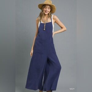 Umgee Navy Jumpsuit
